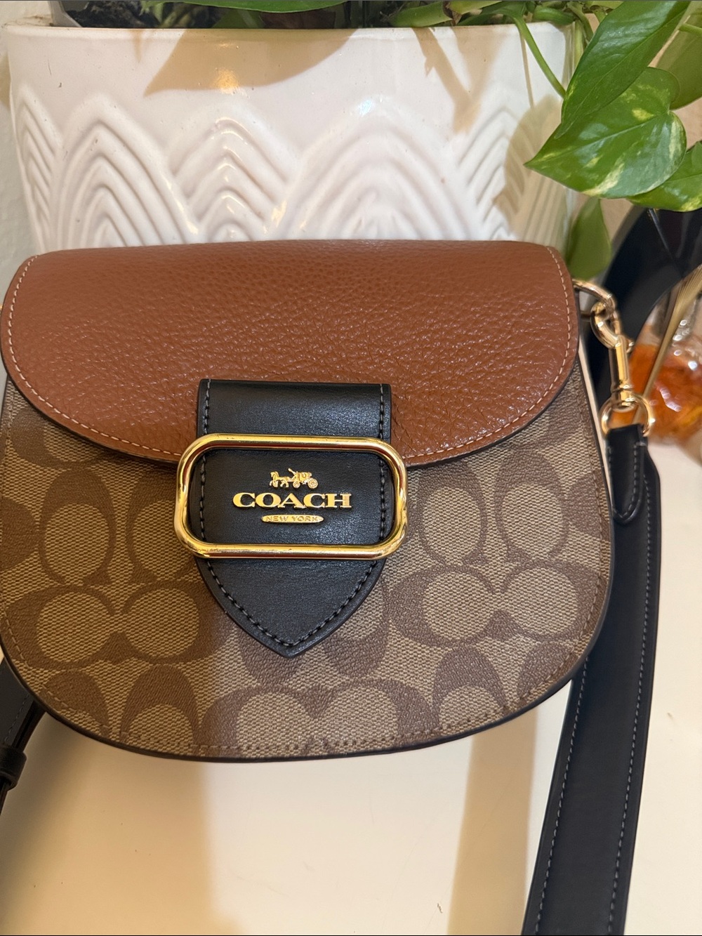 Coach Signature Morgan Saddle Crossbody bag - Picture 6 of 16